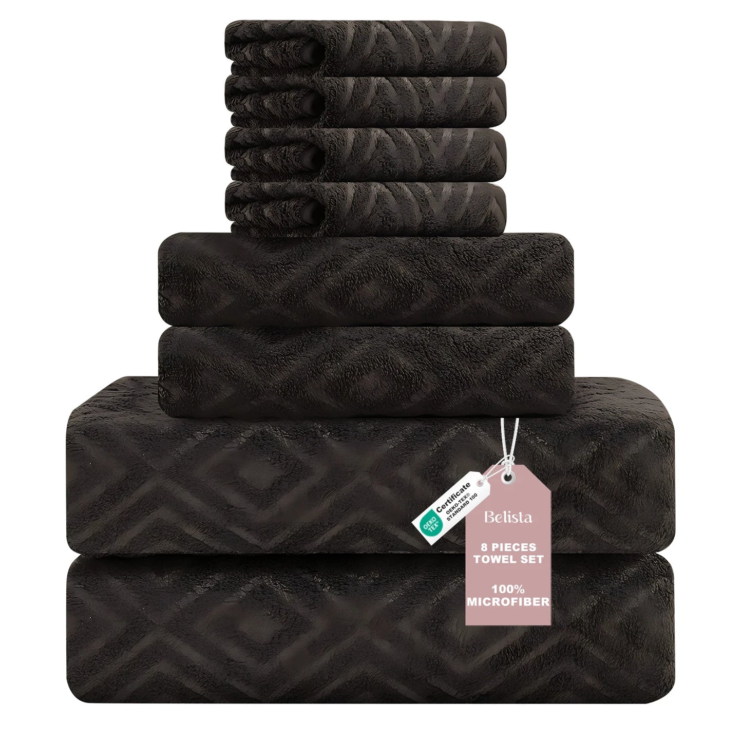 Oversized 8-Piece Towel Set
