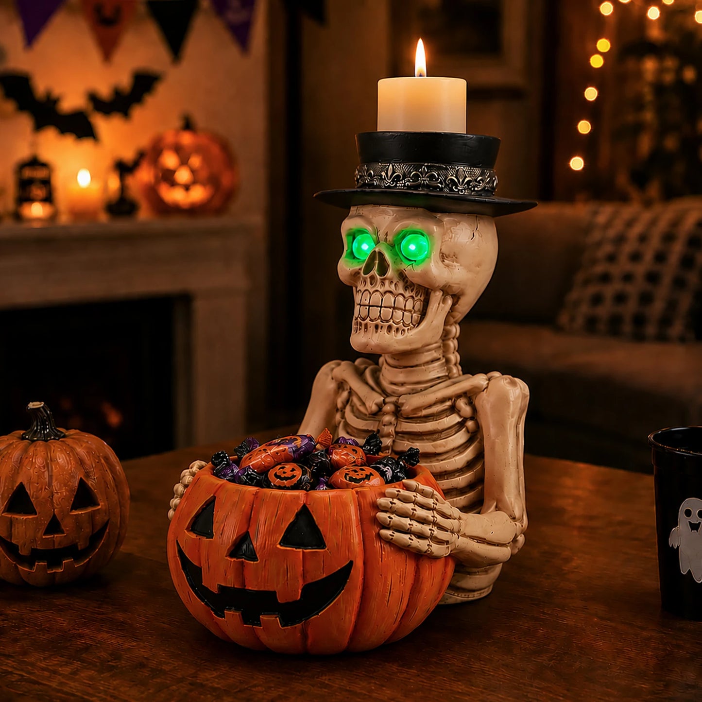 Halloween Skeleton Figurine