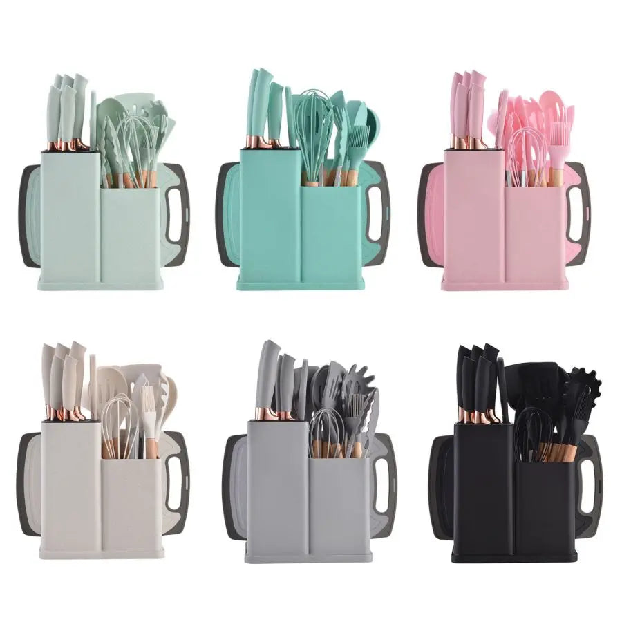 19pcs Silicone Brodark Kitchenware Set