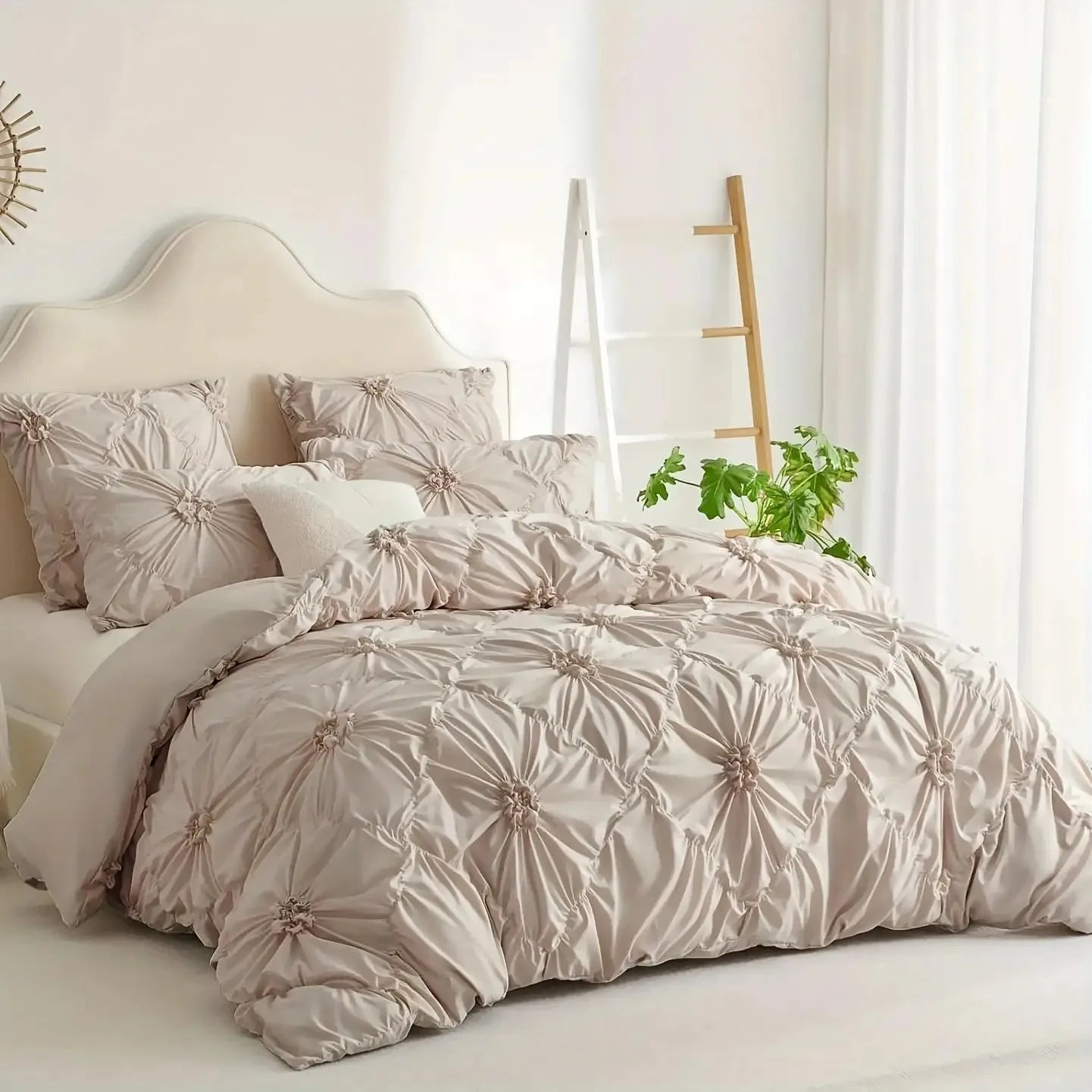 3pcs Flower Quilt Cover Set
