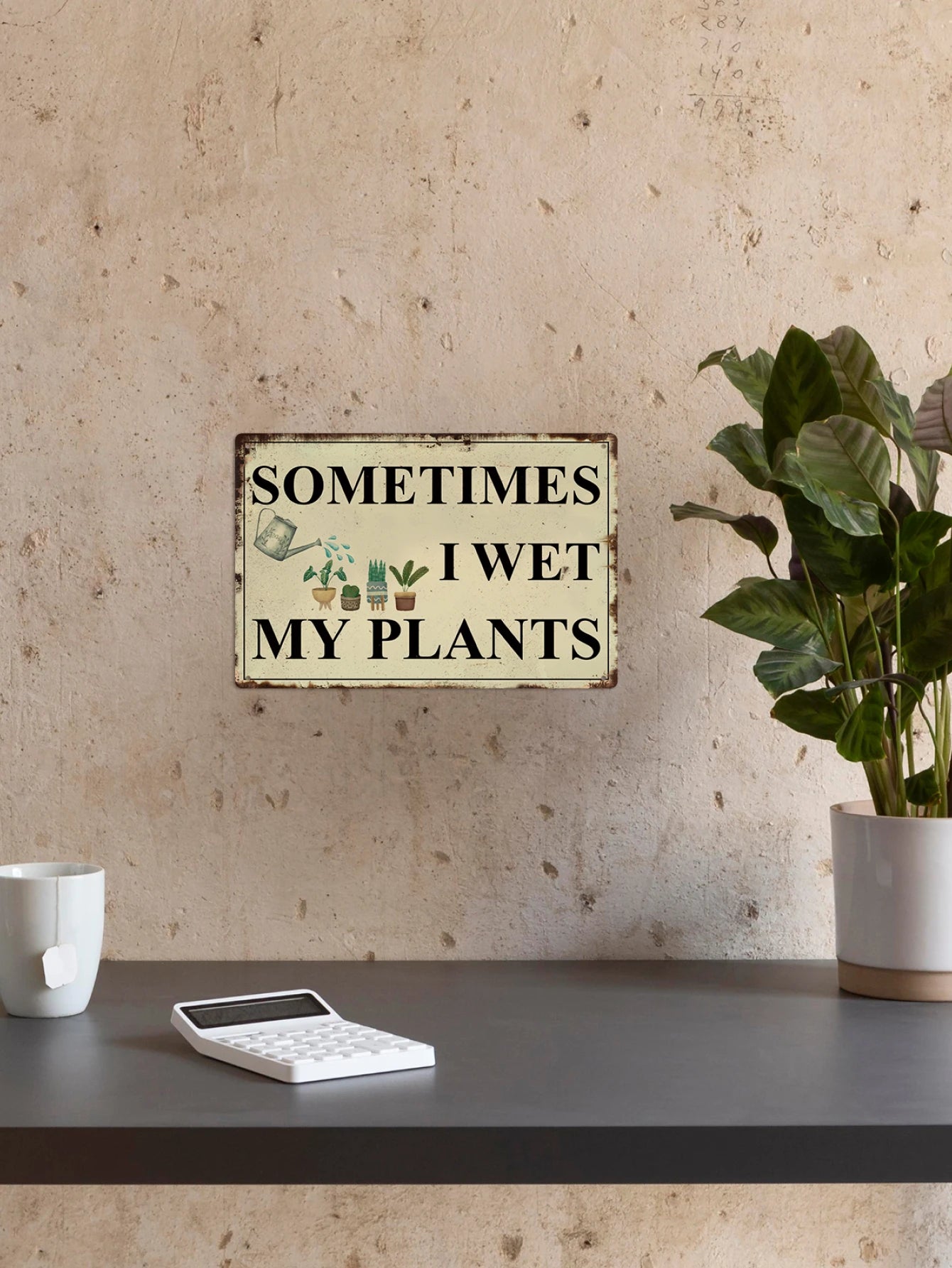 Putuo Rustic Metal Garden Sign