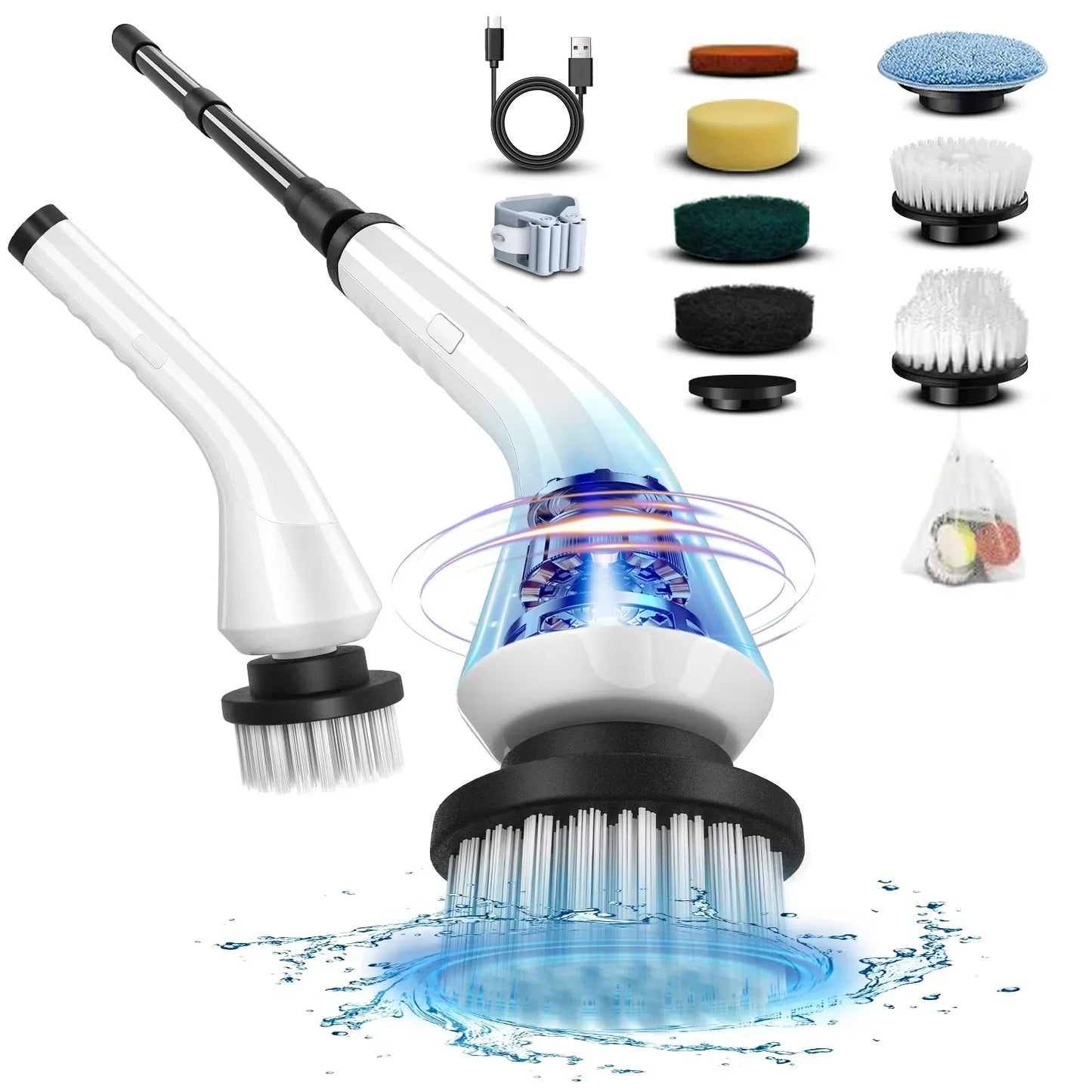 9-in-1 Cordless Cleaning Brush