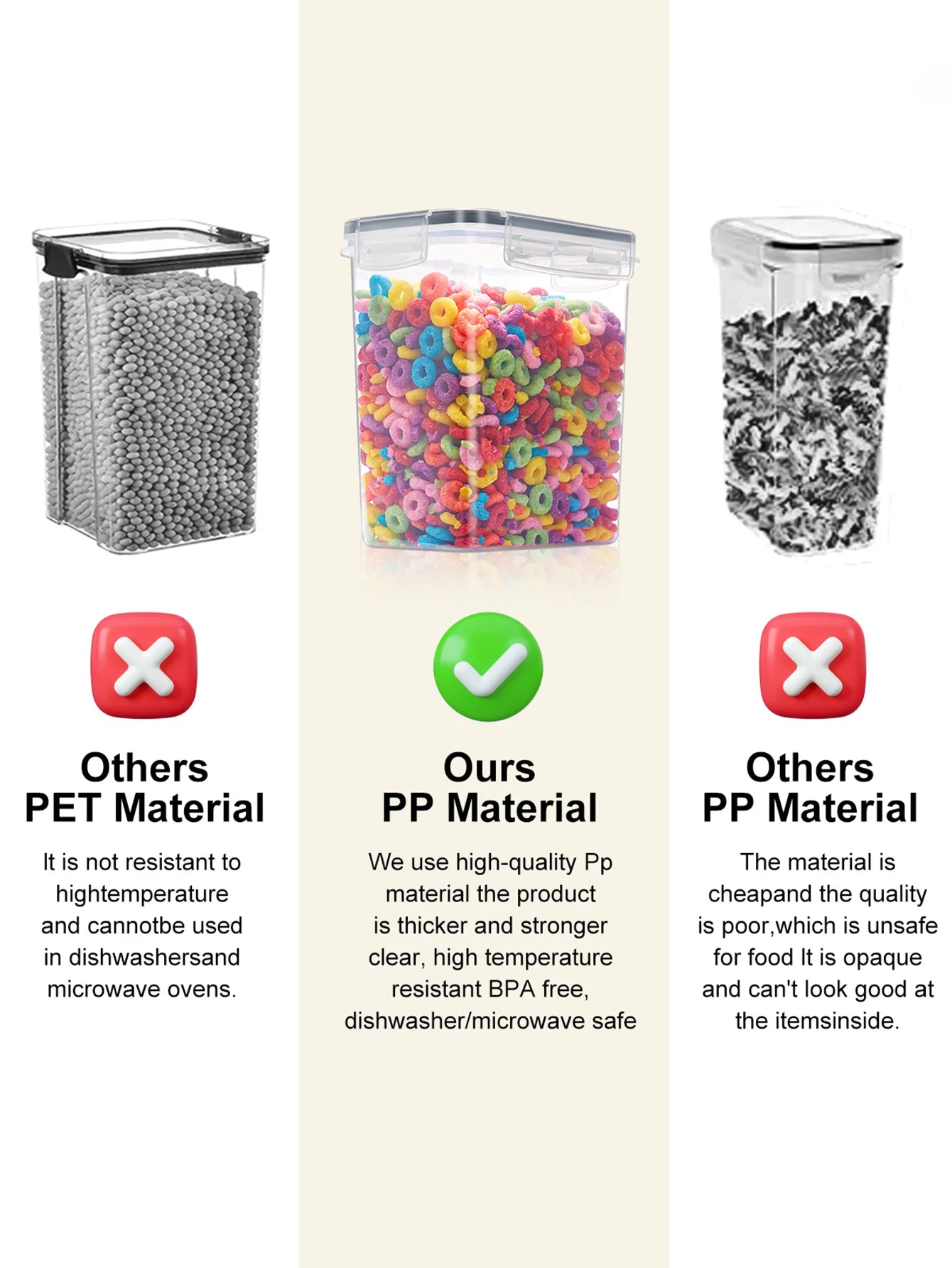 24pcs Large Food Storage Containers with Lids