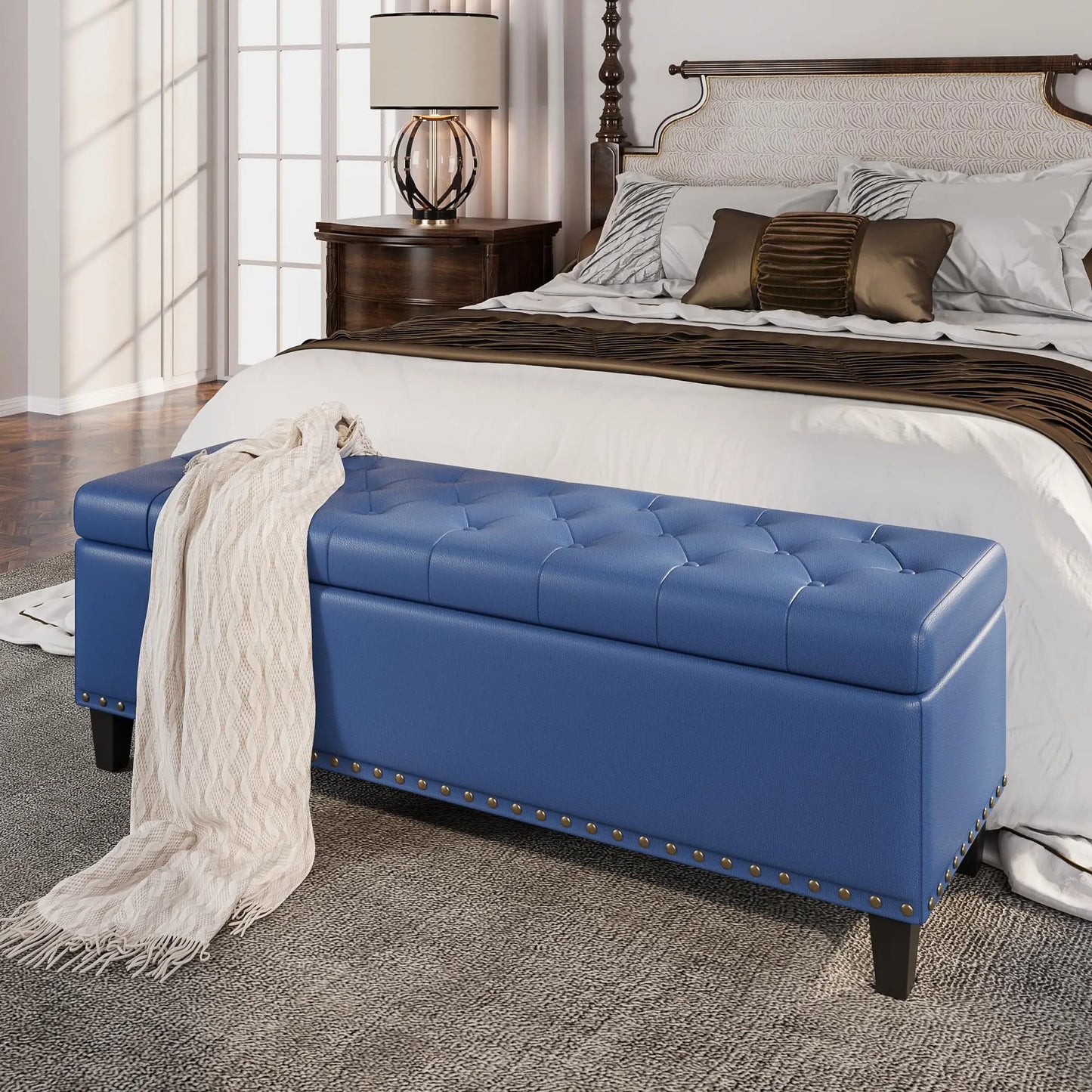 Vabches 51'' Ottoman Storage Bench