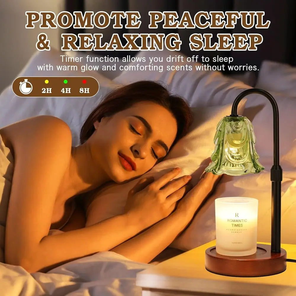 Green Candle Warmer Lamp