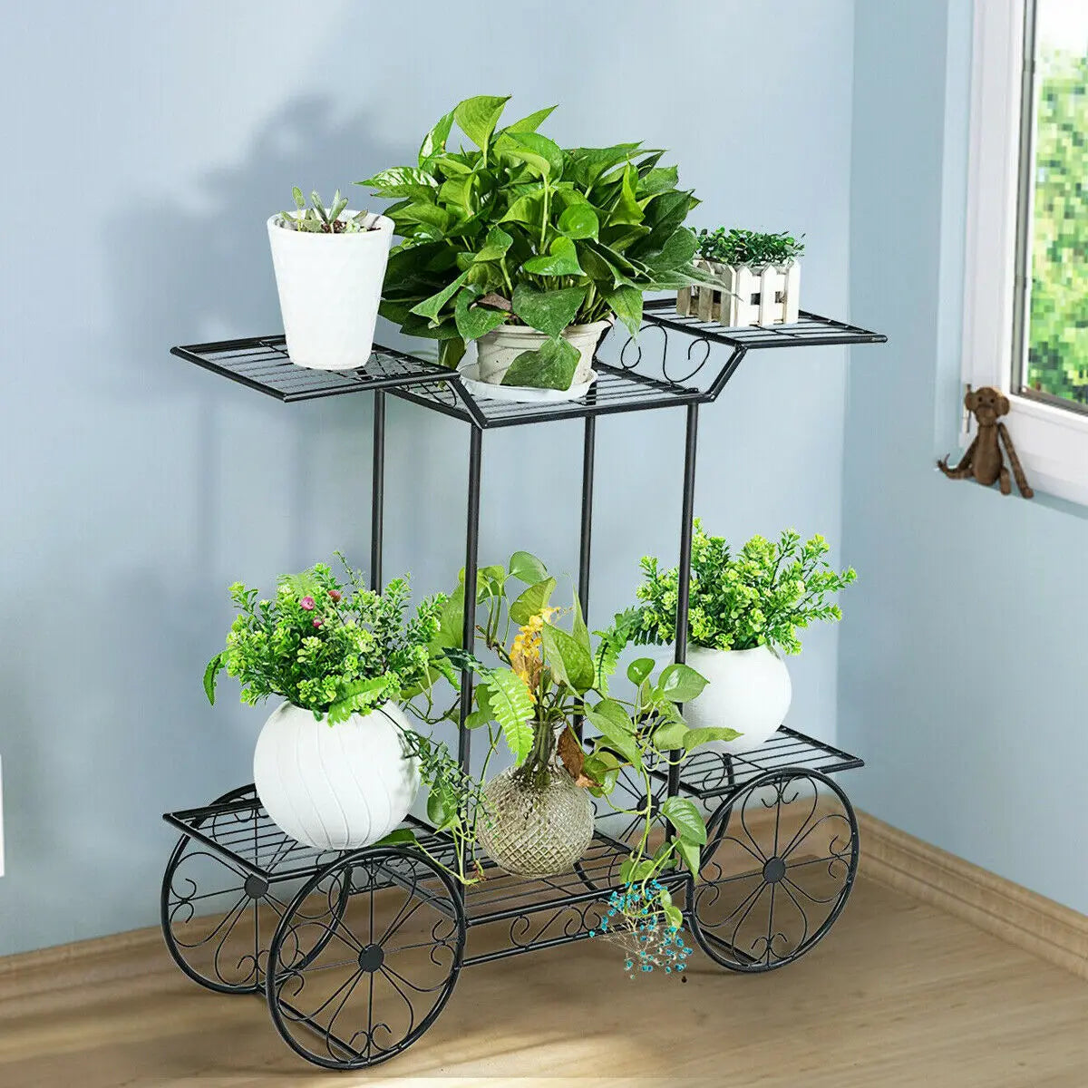 Large Metal Plant Stand 6 Tier