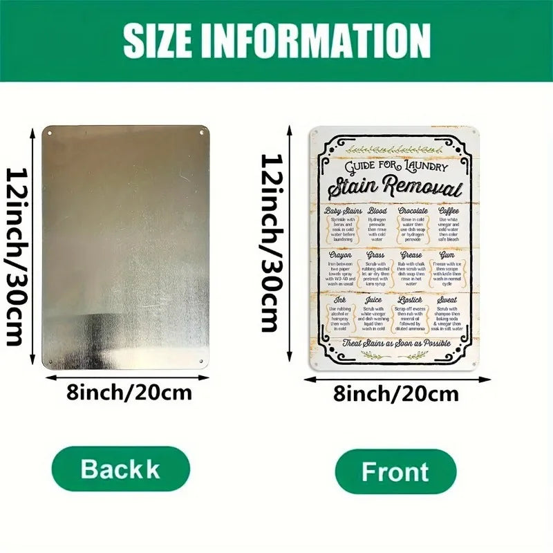 Antique Iron Laundry Guide Plate