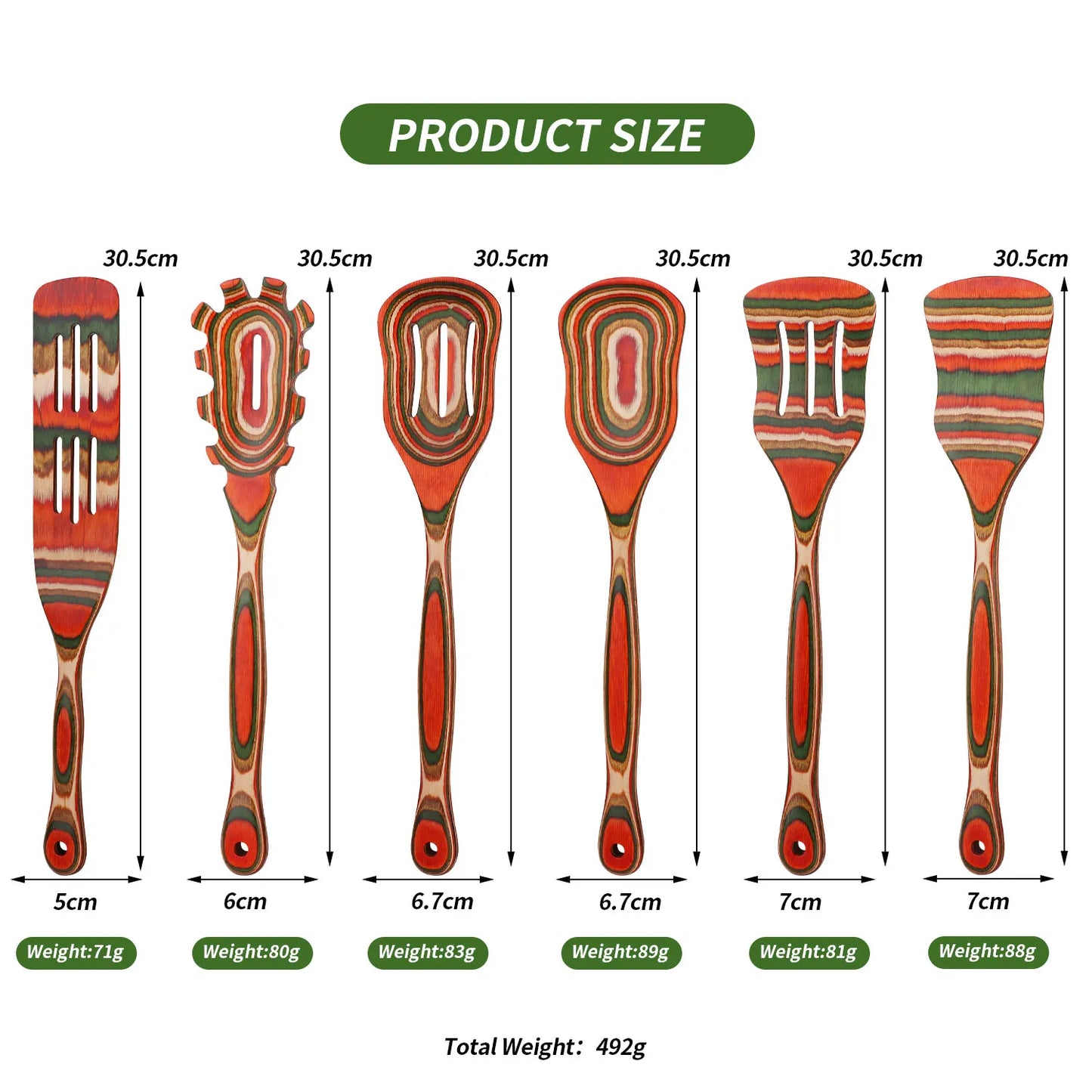 6pcs Kitchen Utensils Set