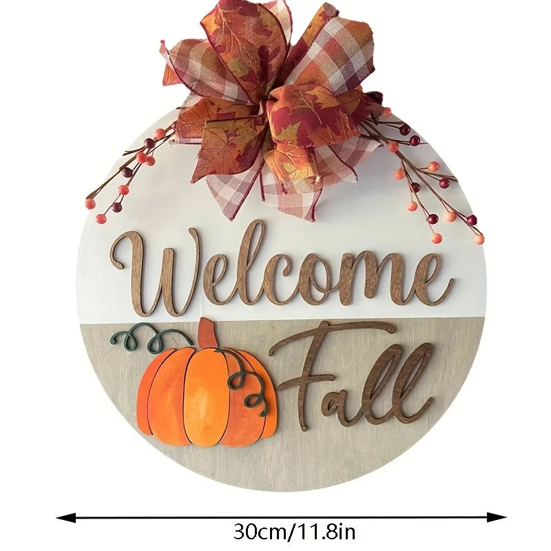 Welcome Fall Door Wreath