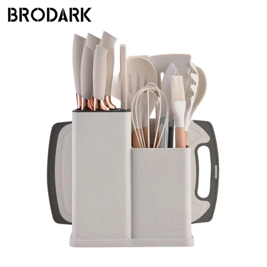 19pcs Silicone Brodark Kitchenware Set
