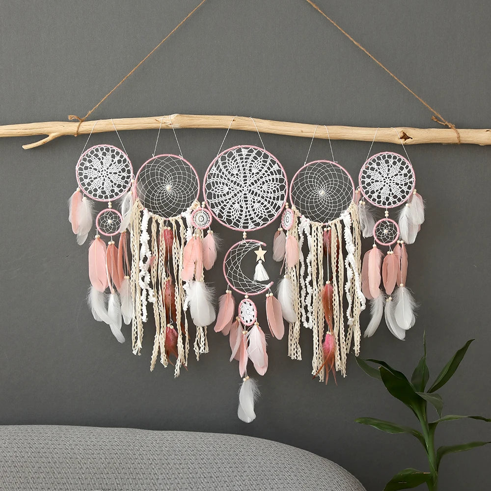 5pcs Bohemian Dreamcatcher Set