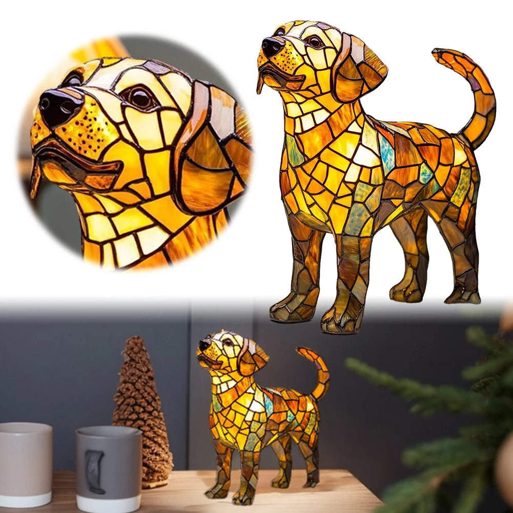 Dog Lamp Art Night Light