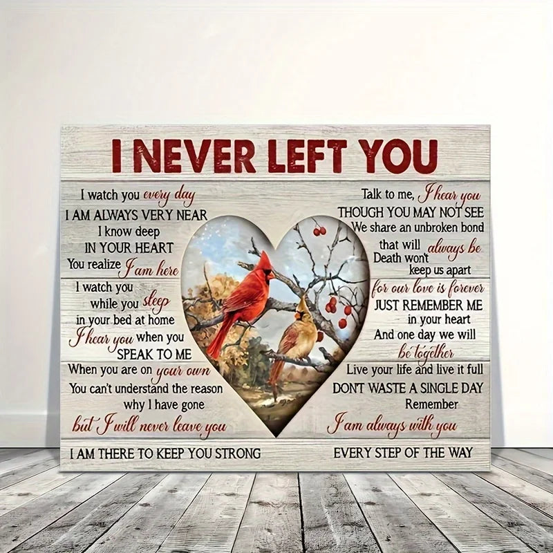 Framed Canvas Love Painting