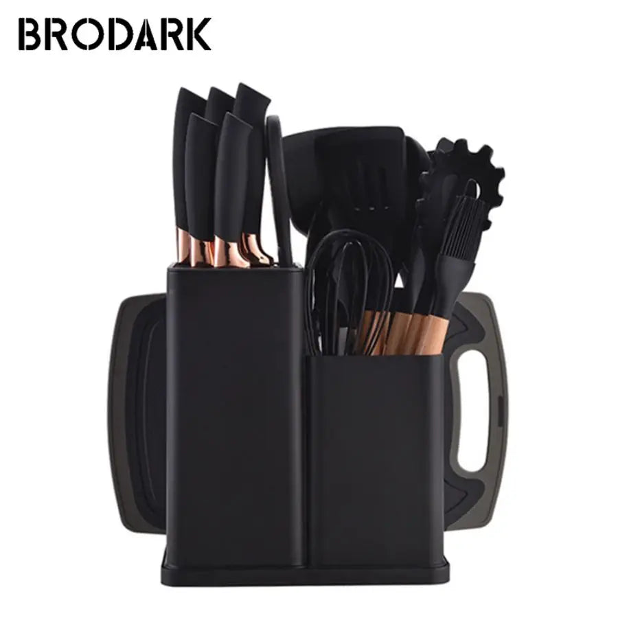 19pcs Silicone Brodark Kitchenware Set