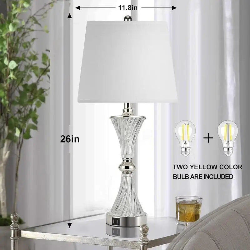 Touch Control Table Lamp Set of 2