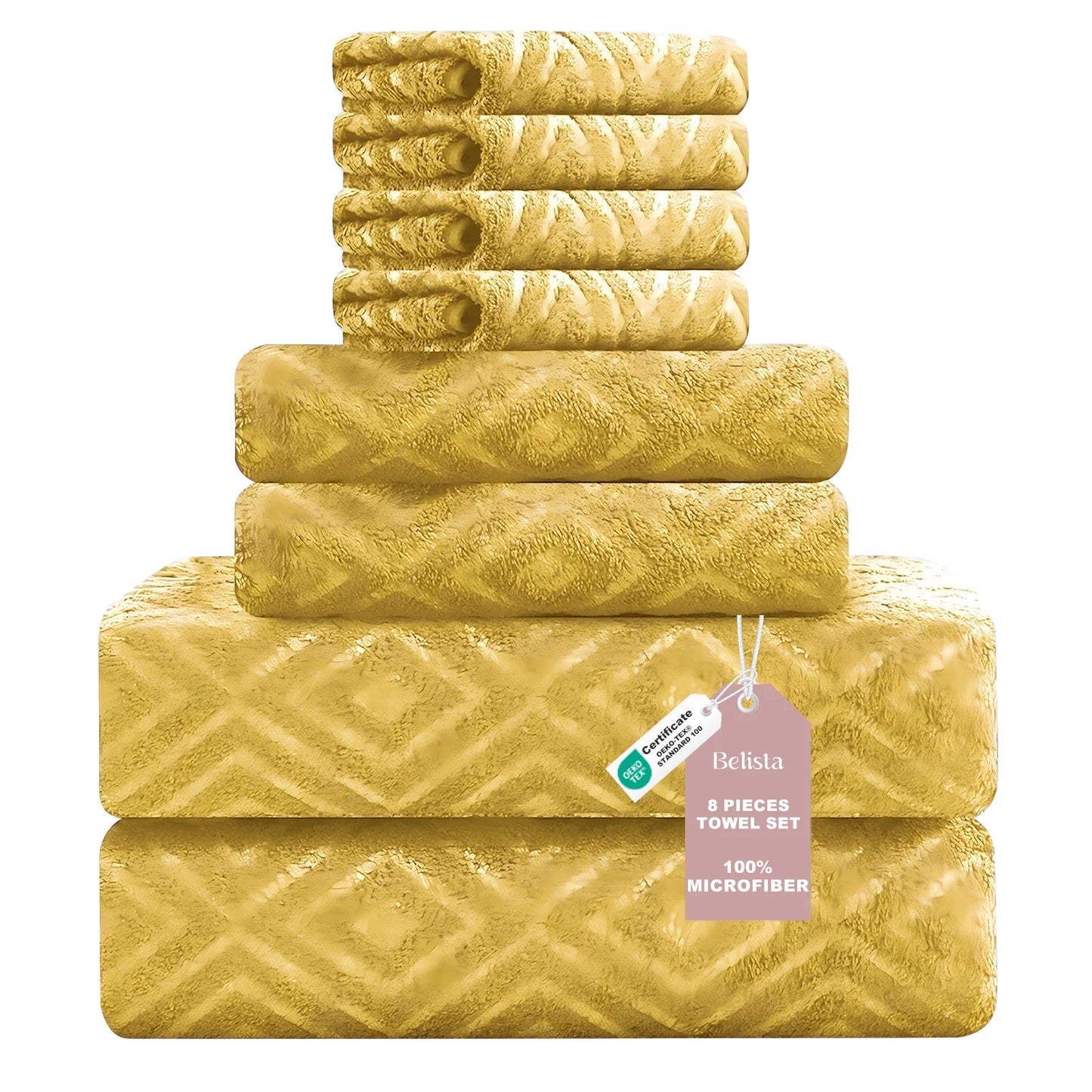 Oversized 8-Piece Towel Set