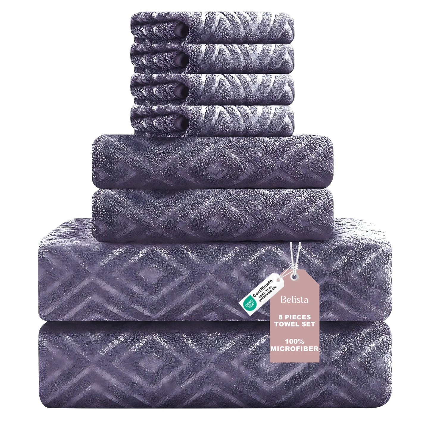Oversized 8-Piece Towel Set