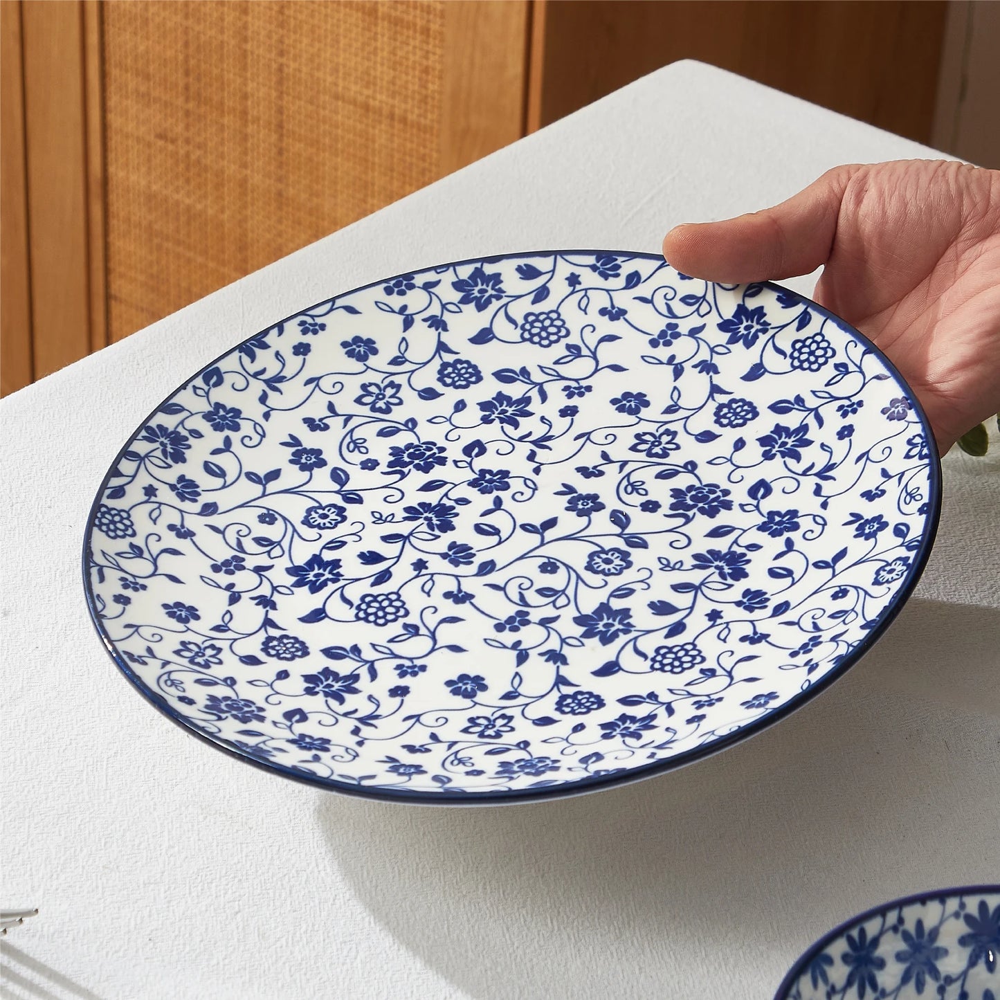 6PCS Ceramic Salad Plates Set