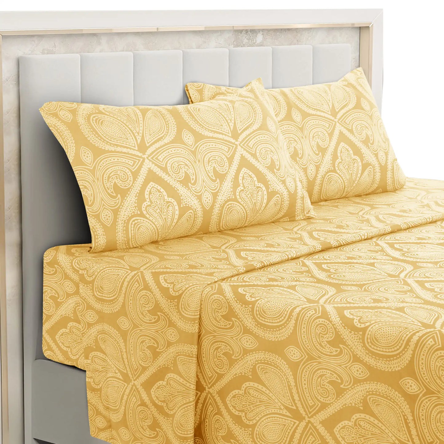 4 Piece Paisley Sheet Set