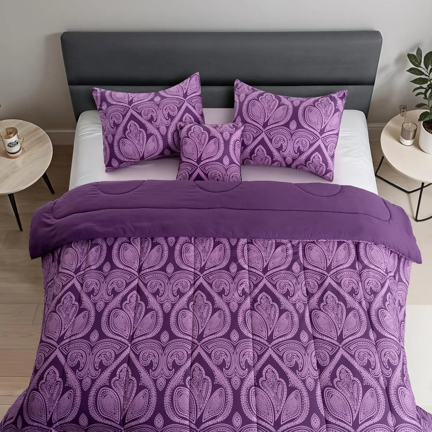 Reversible 5pc Comforter Set