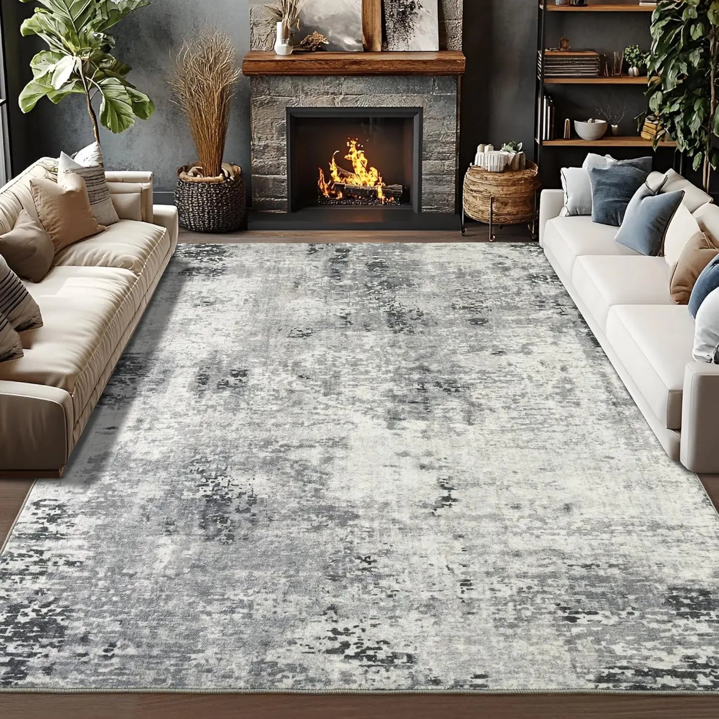 Modern Abstract Area Rug