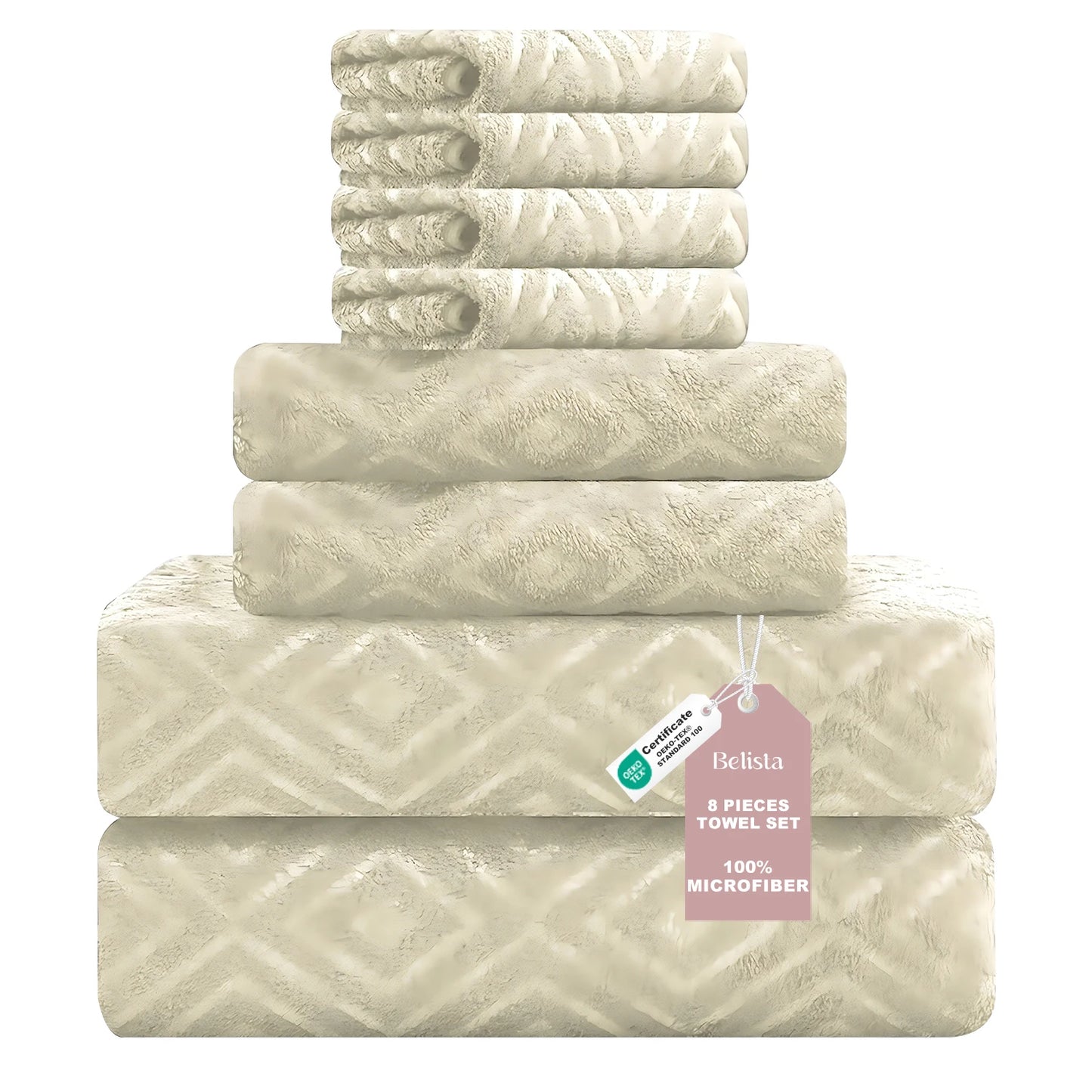 Oversized 8-Piece Towel Set
