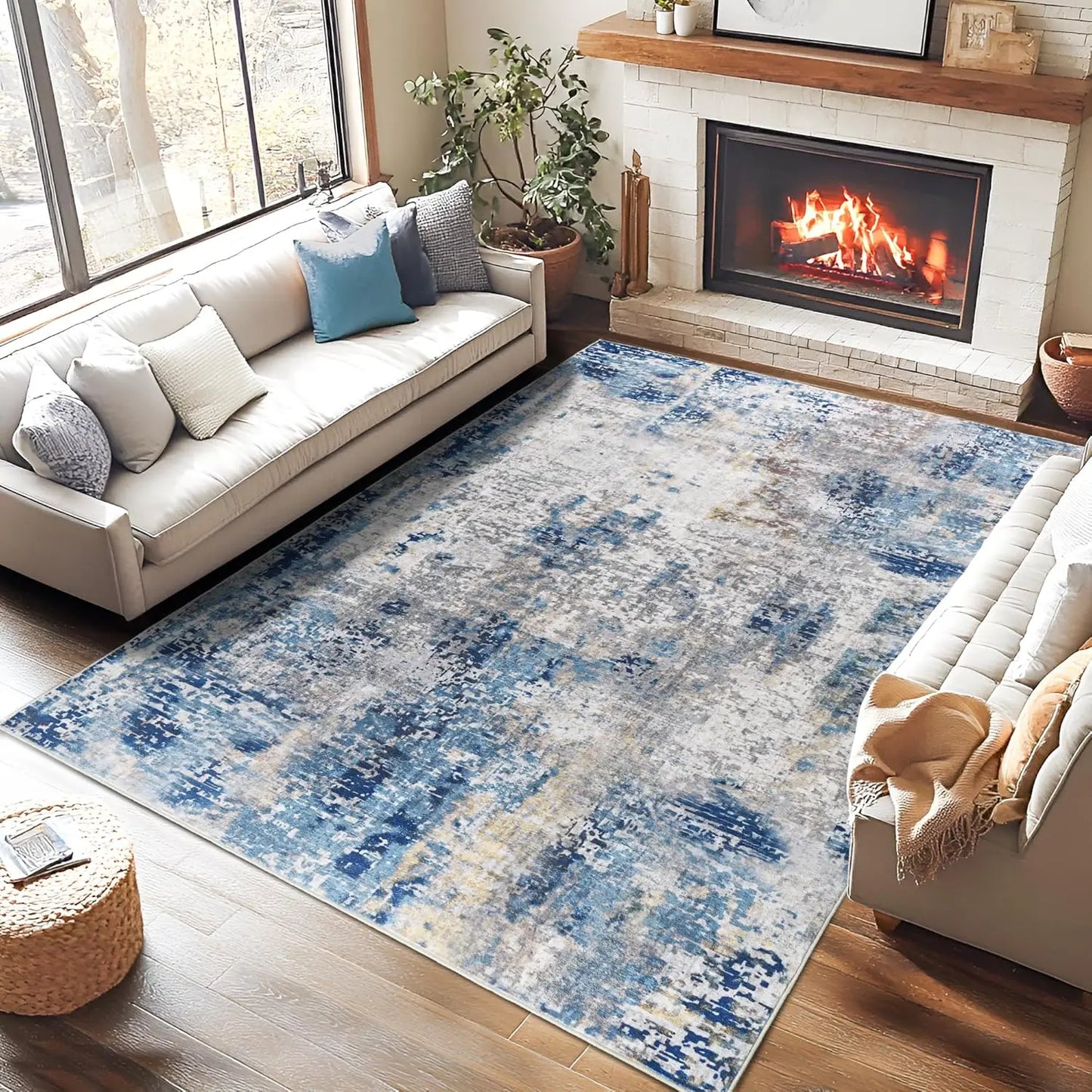 Modern Abstract Area Rug