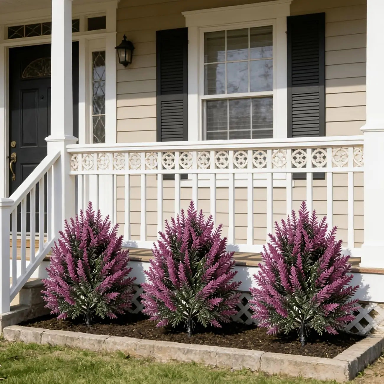 Artificial Lavender Topiary Tree