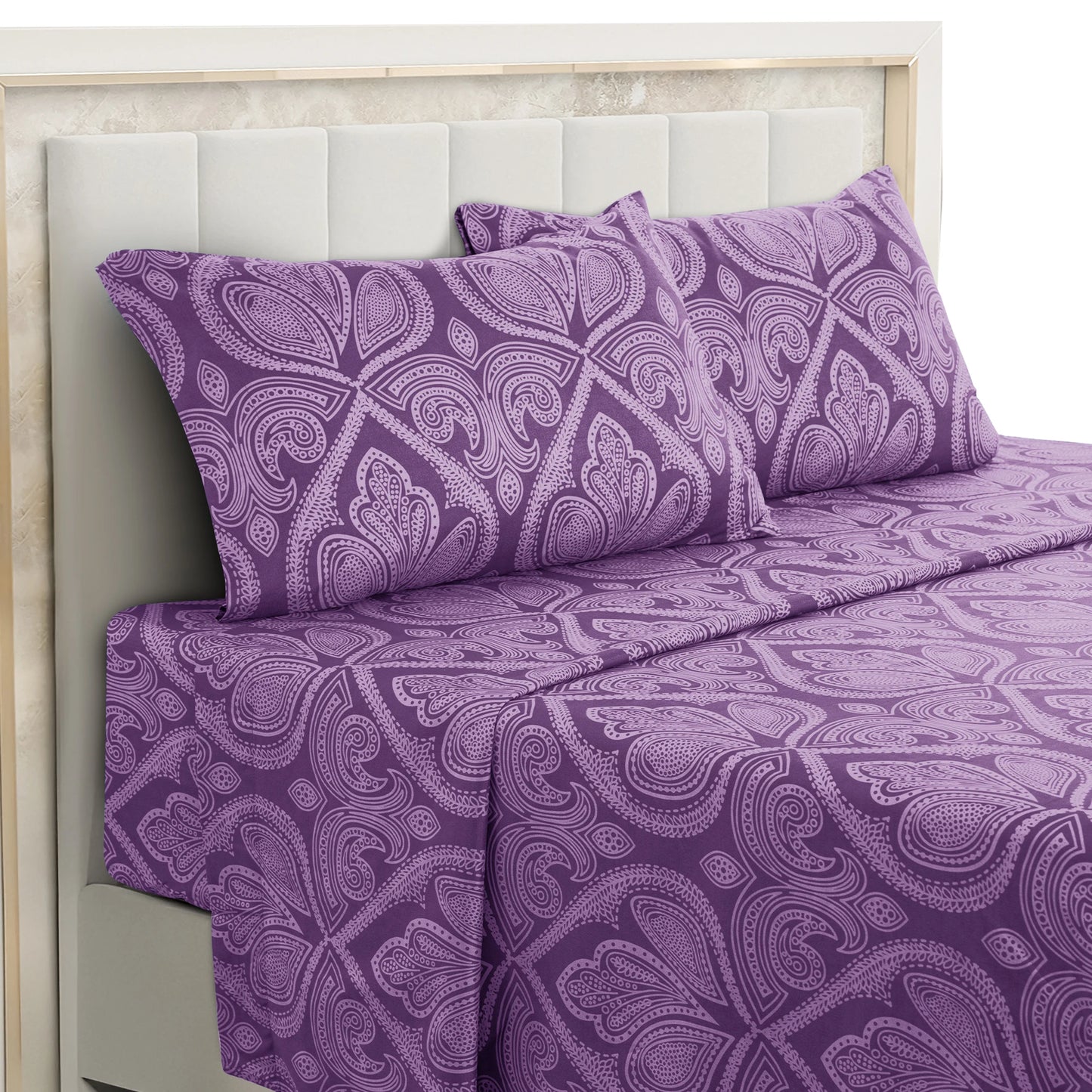4 Piece Paisley Sheet Set