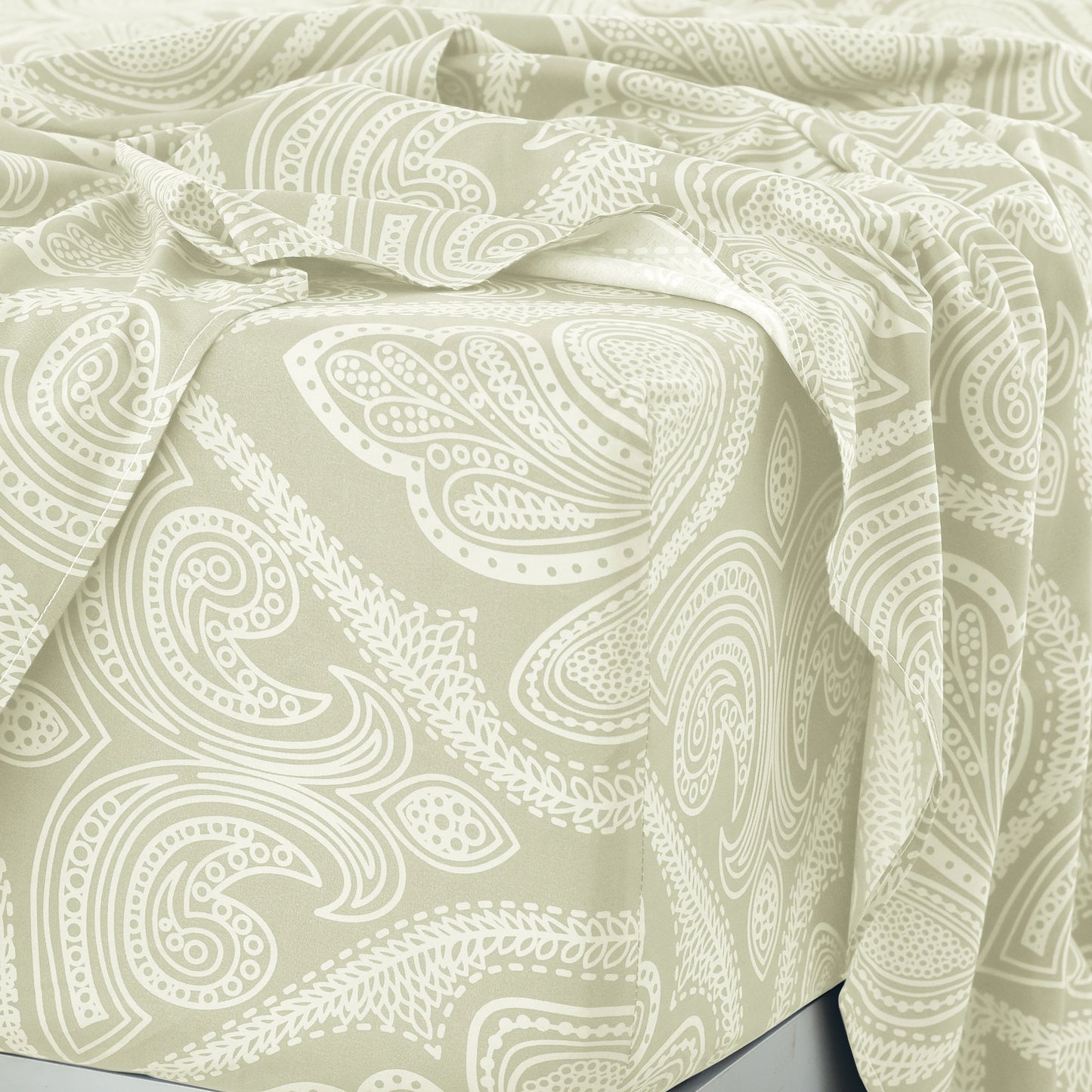 4 Piece Paisley Sheet Set