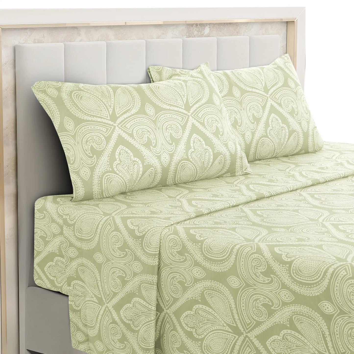 4 Piece Paisley Sheet Set
