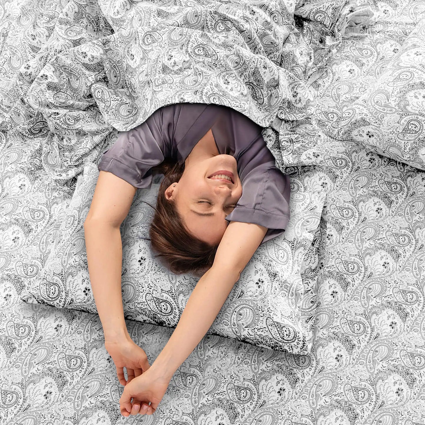 4 Piece Paisley Sheet Set
