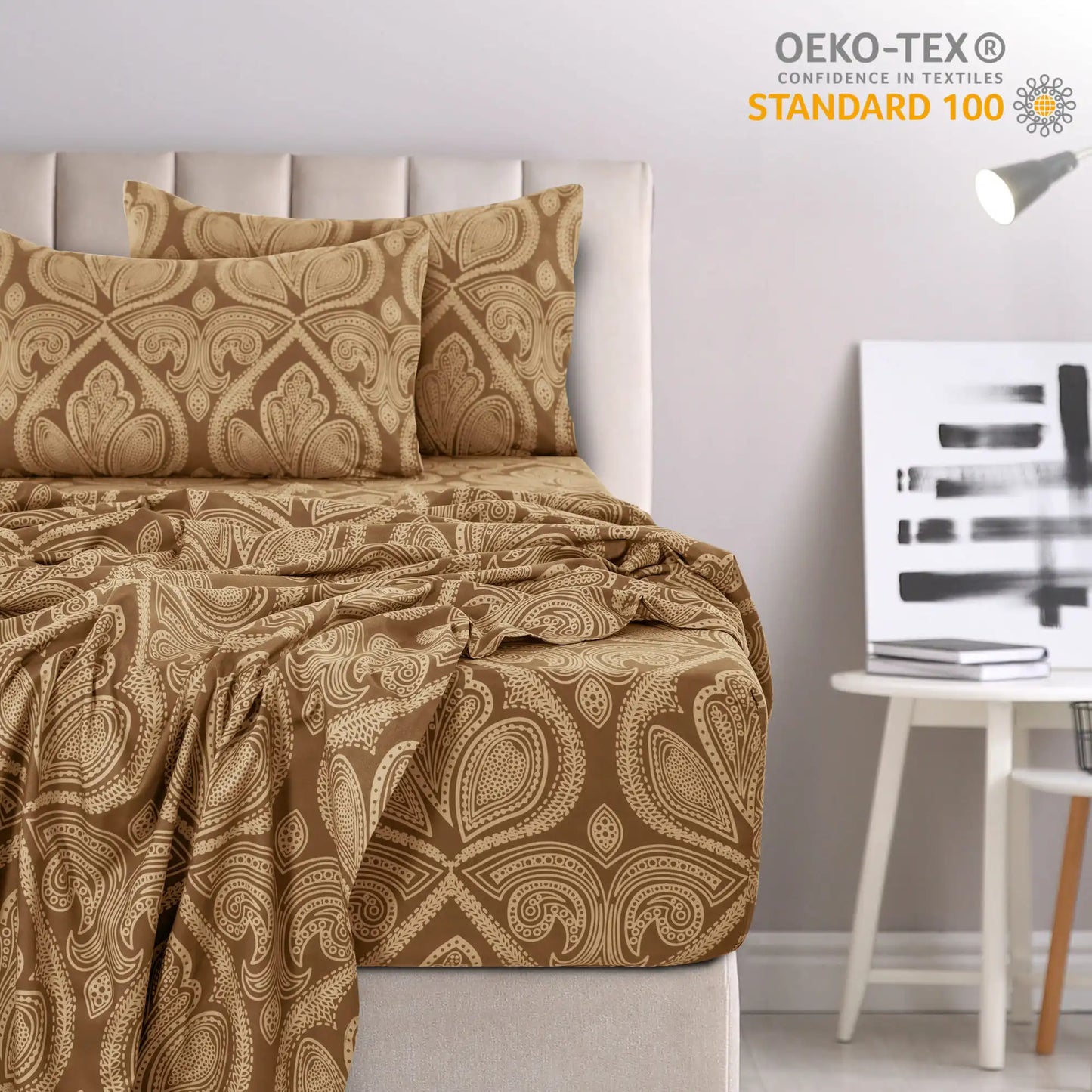 4 Piece Paisley Sheet Set