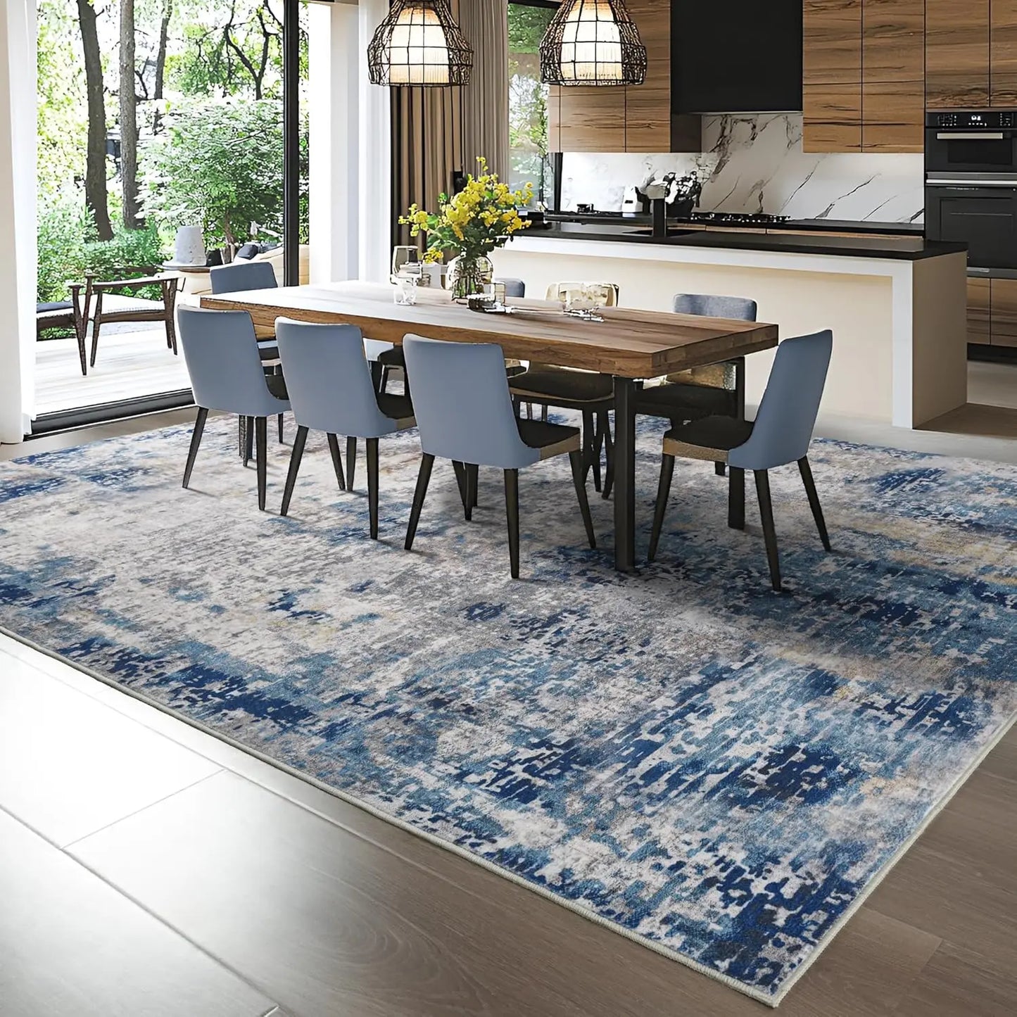 Modern Abstract Area Rug