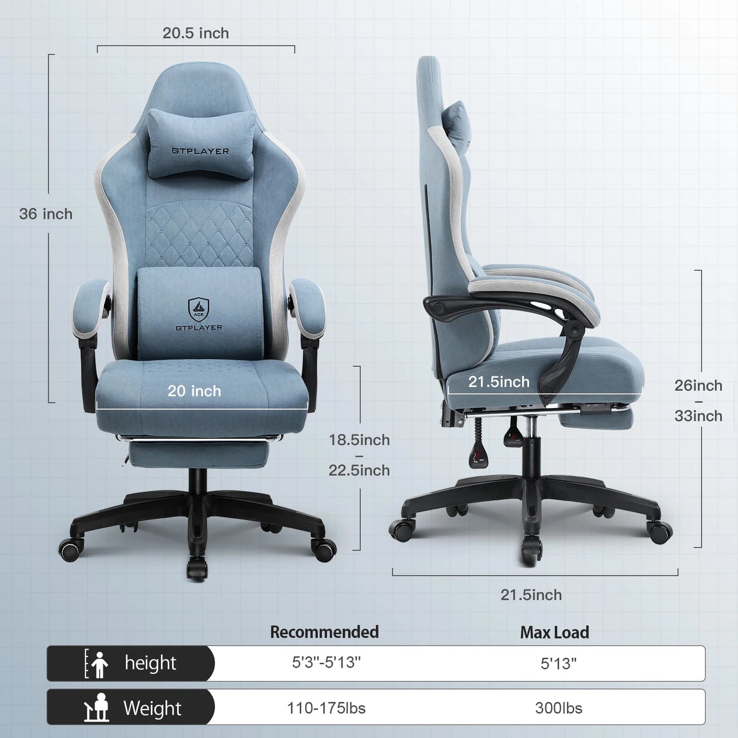 GTPLAYER Gaming Chair