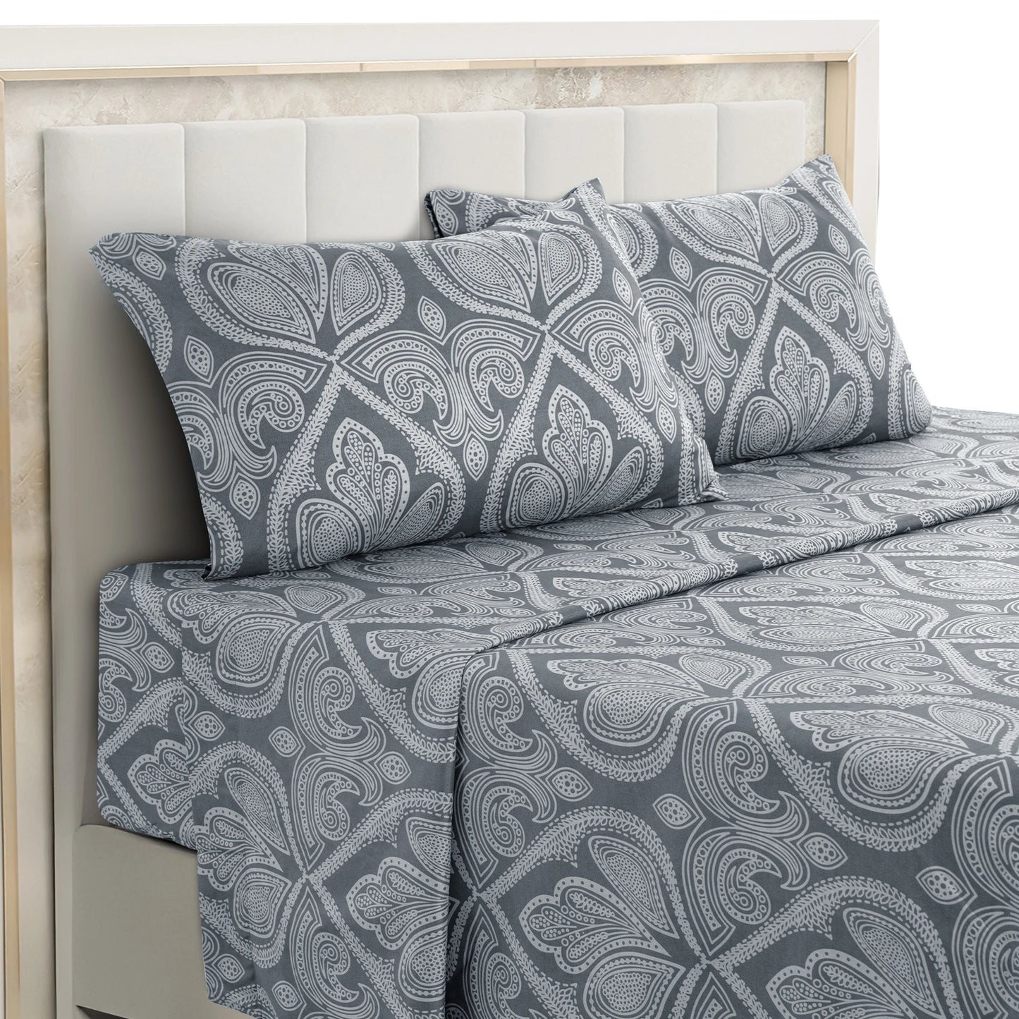 4 Piece Paisley Sheet Set