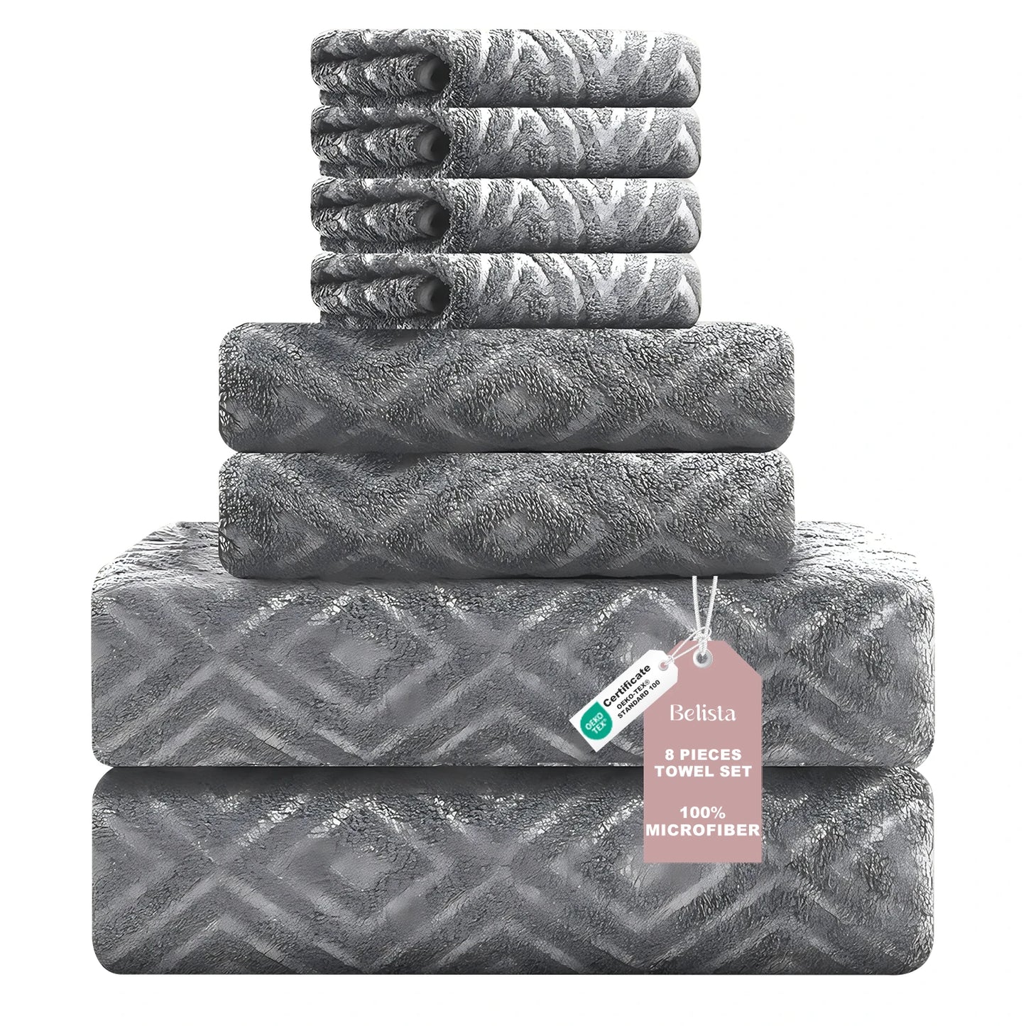 Oversized 8-Piece Towel Set