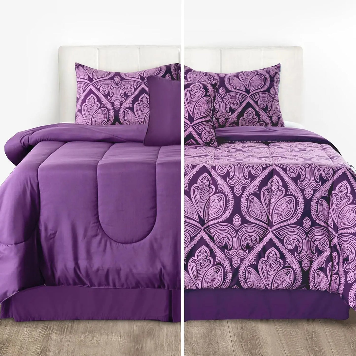 Reversible 5pc Comforter Set
