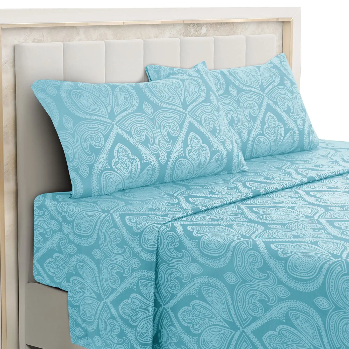 4 Piece Paisley Sheet Set