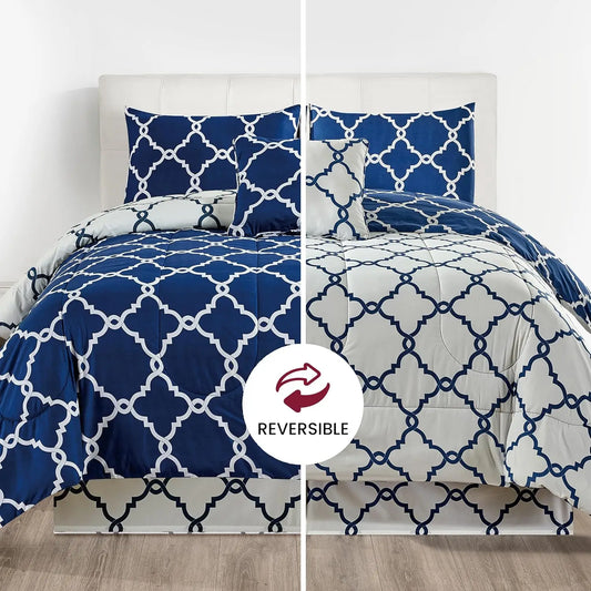 Reversible 5pc Comforter Set