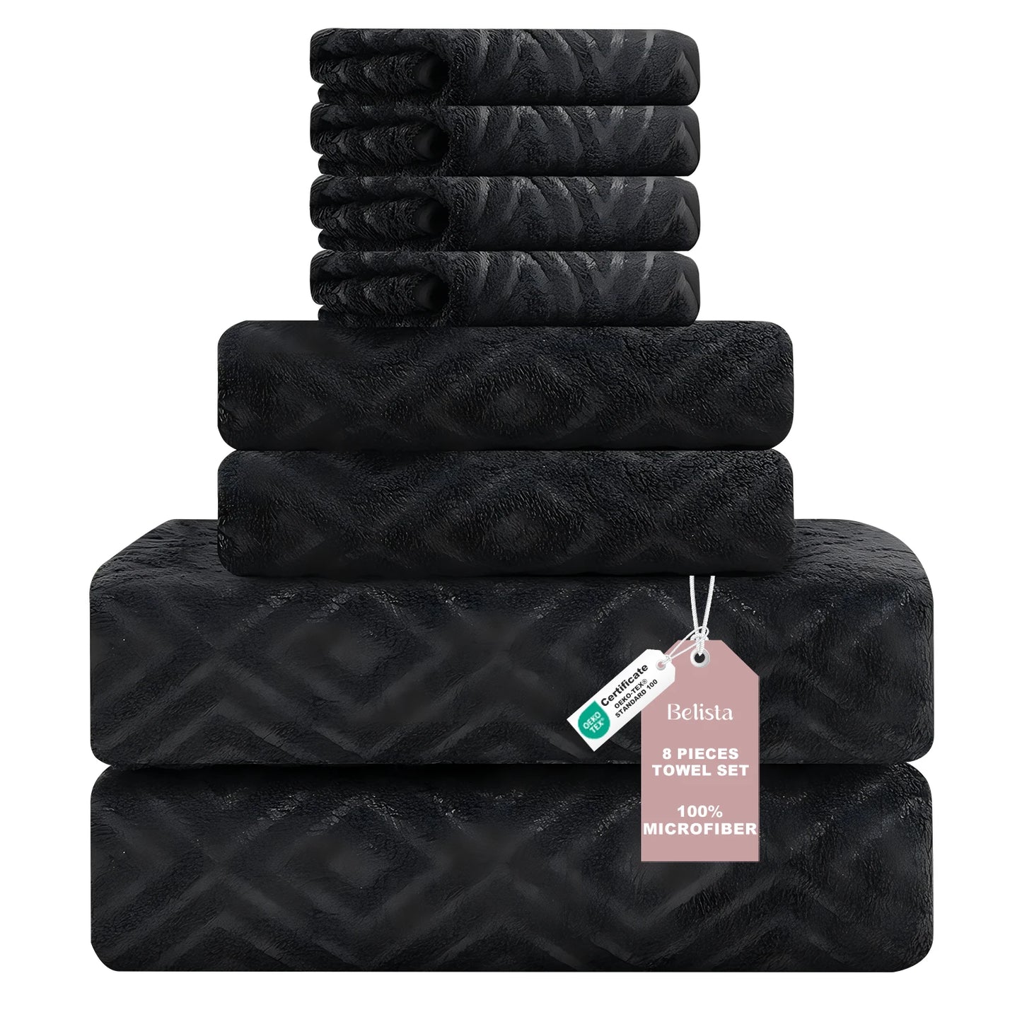 Oversized 8-Piece Towel Set