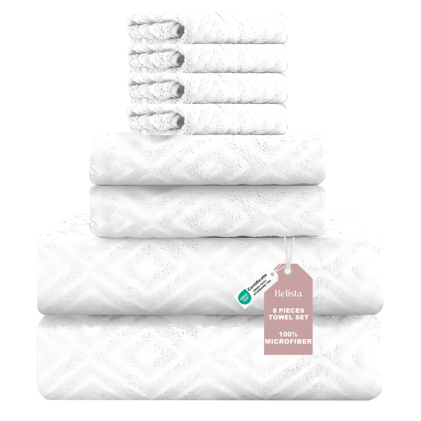 Oversized 8-Piece Towel Set