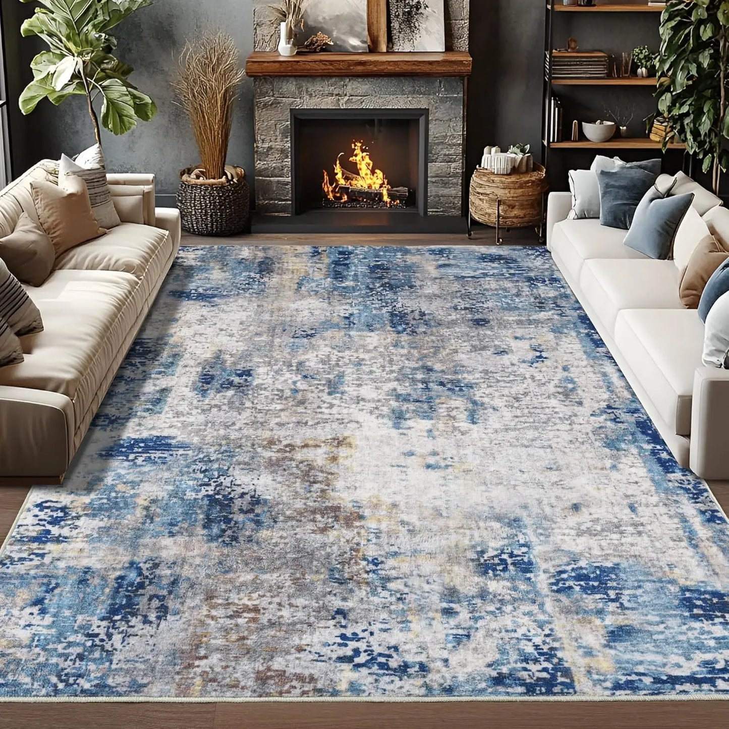 Modern Abstract Area Rug