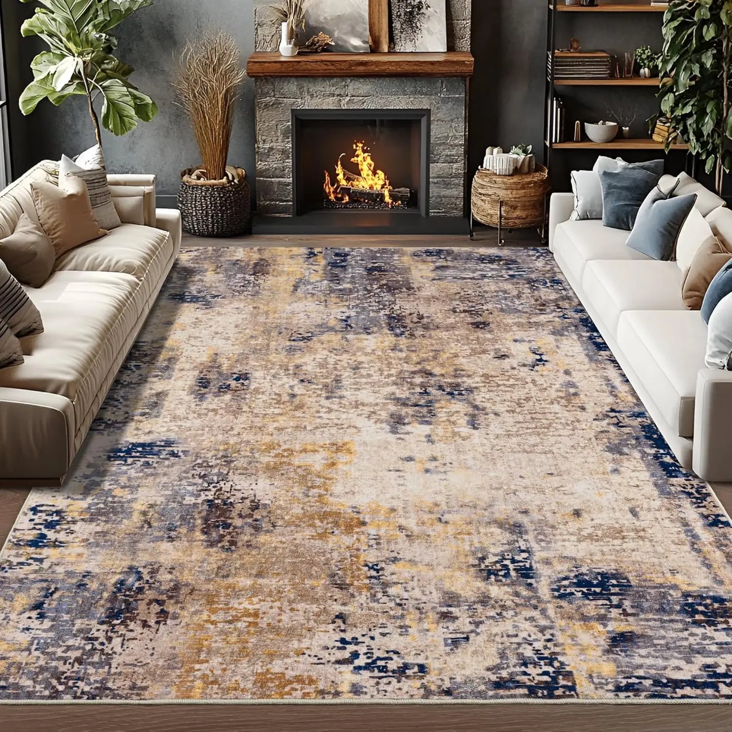 Modern Abstract Area Rug