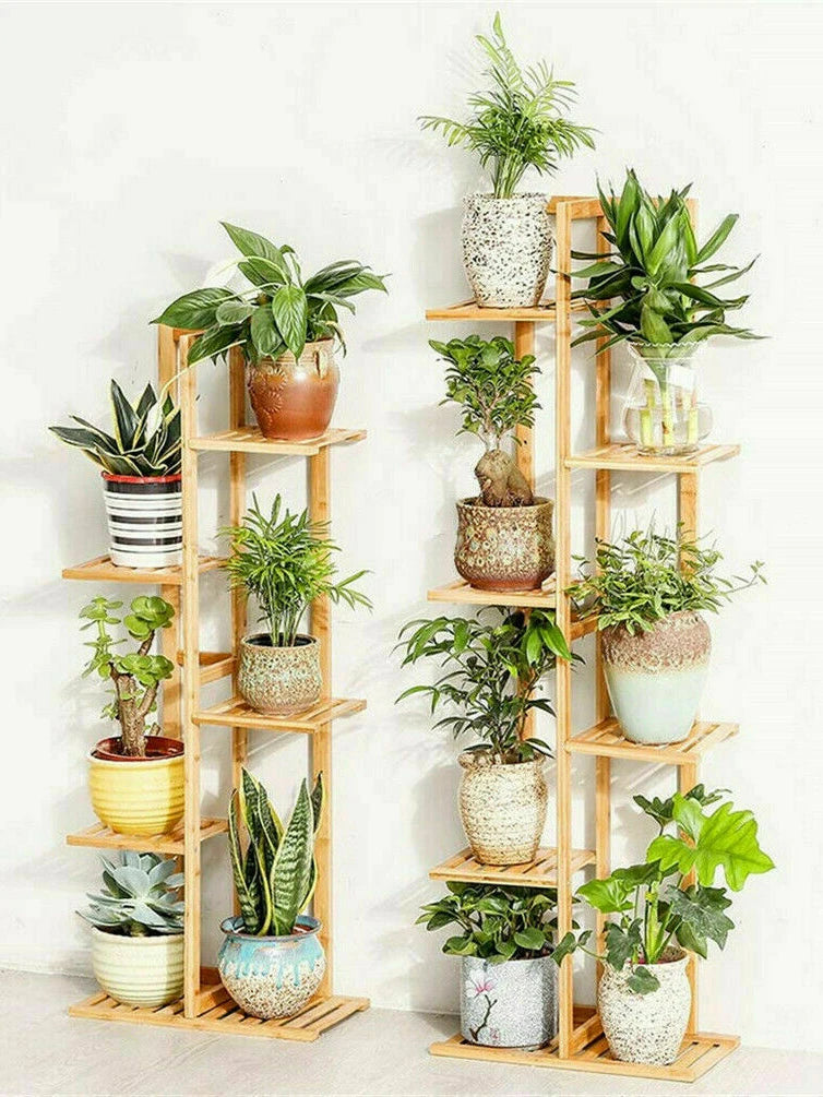 Bamboo 5 / 6  Tier  Plant Stand Rack