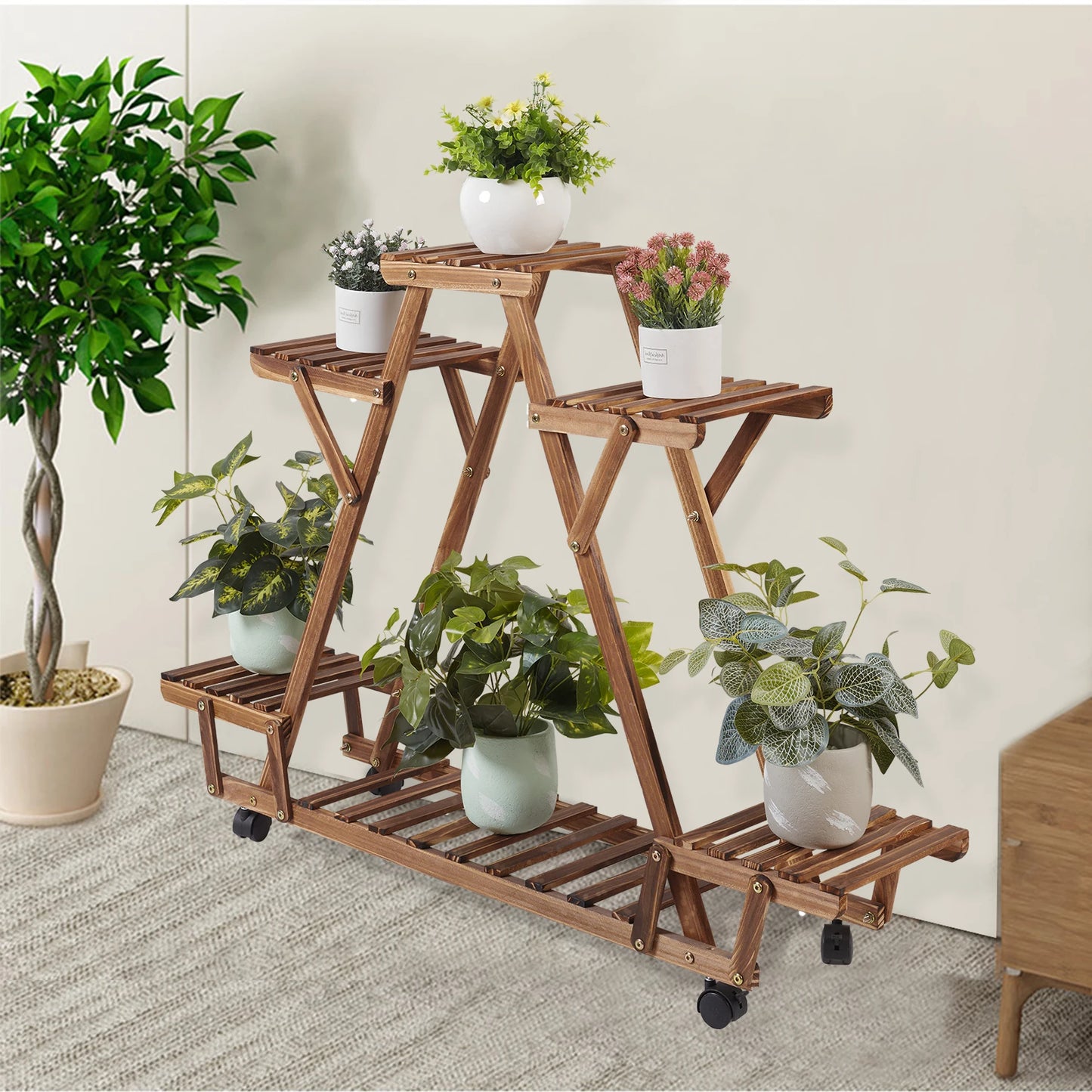 Triangular Plant Shelf Holder