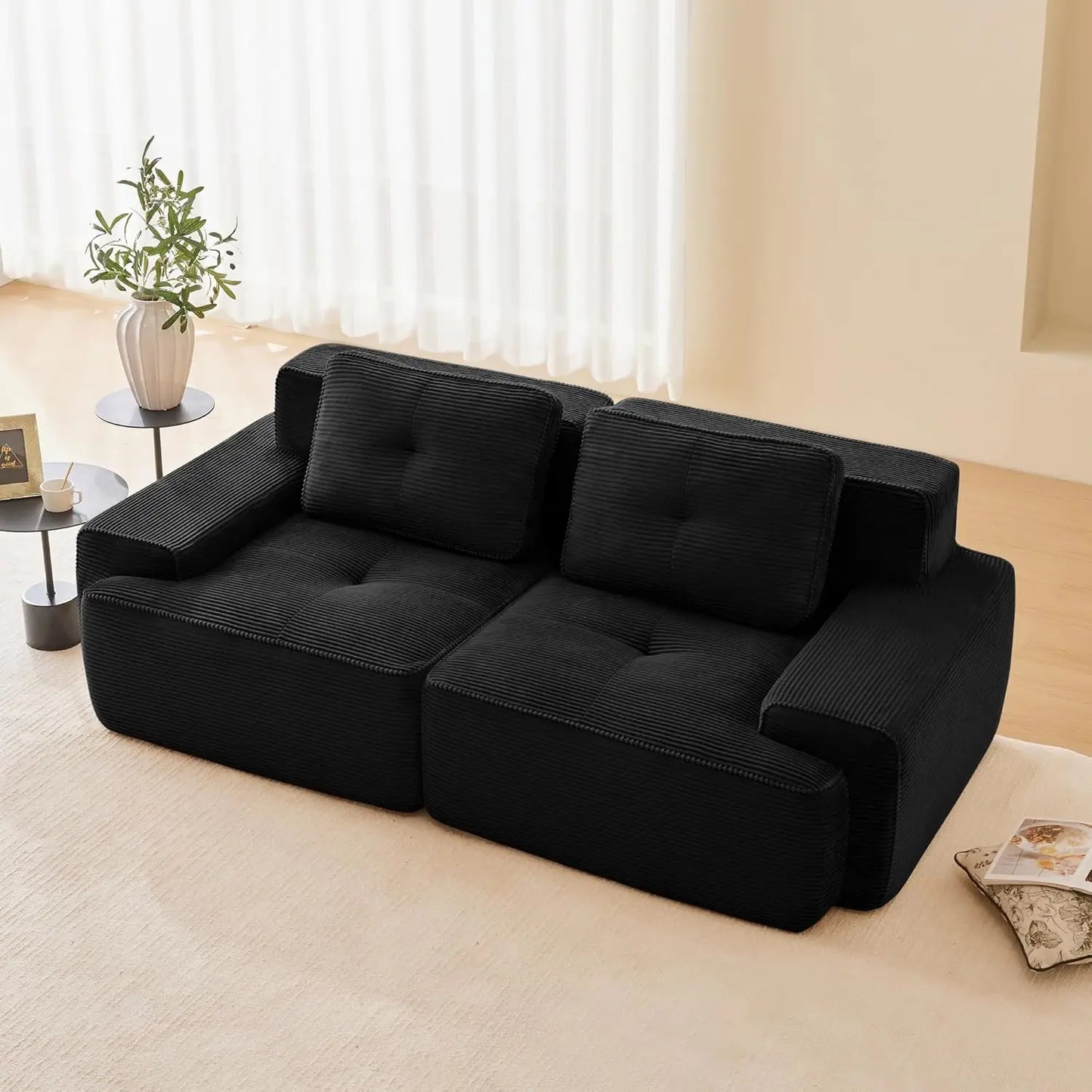 Boneless Couch with Pillow