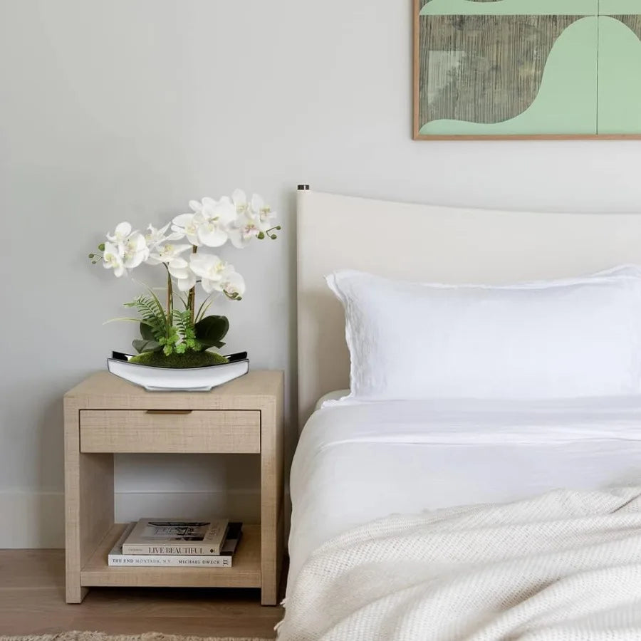 Artificial White Orchid Flowers