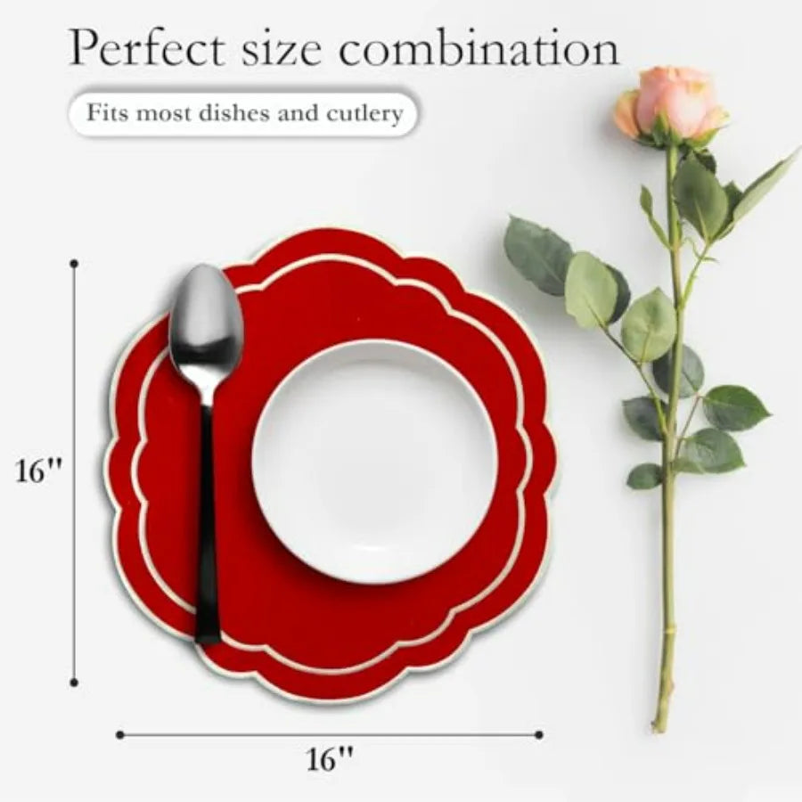 Round Placemats Set of 4