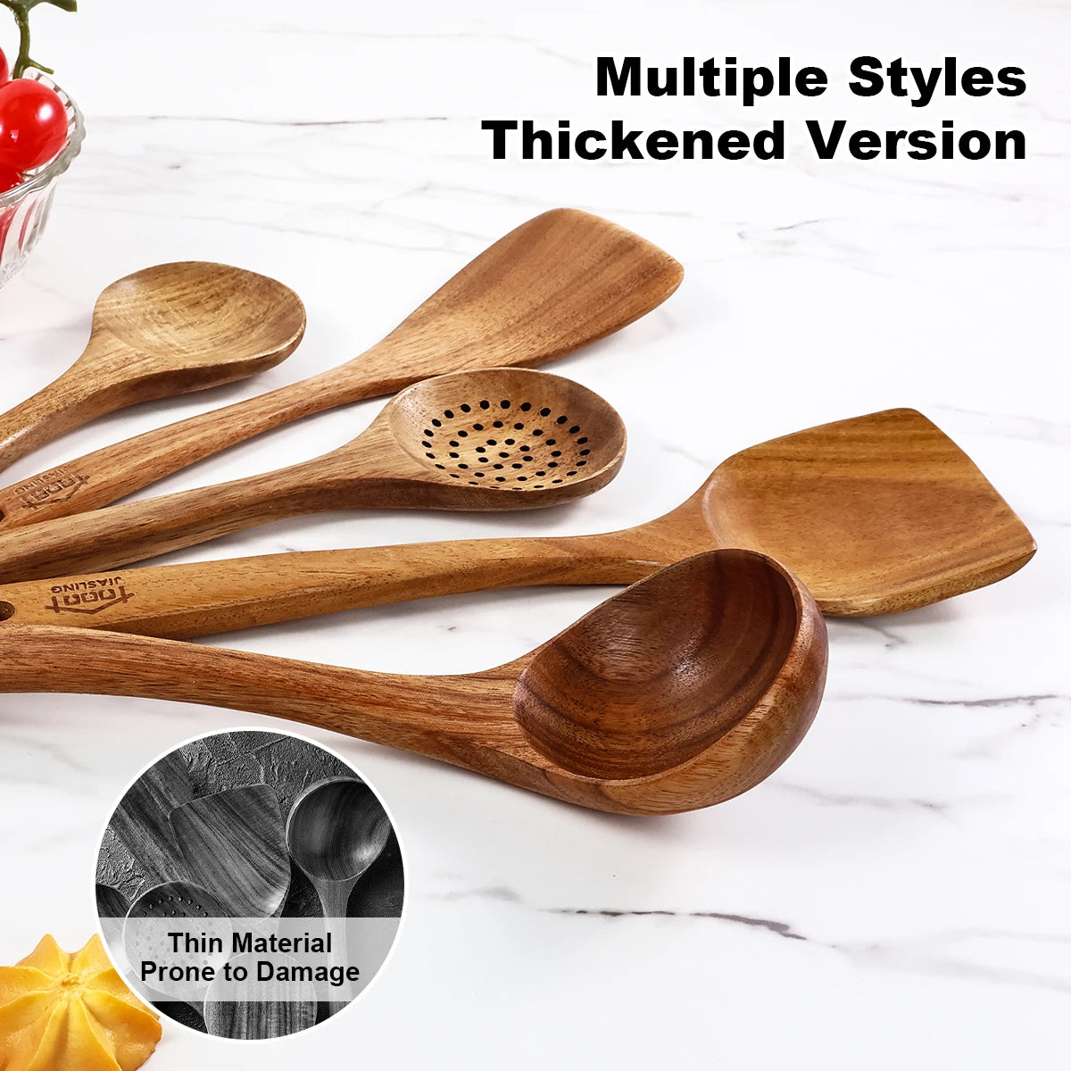 5PCS Wooden Utensils Kit